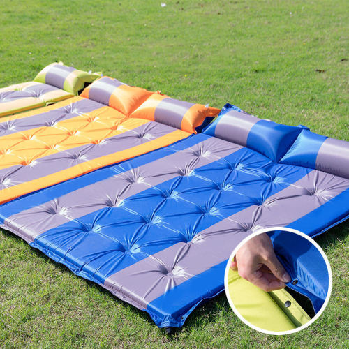 Camping inflável em PVC Sleeping Air Bed Compation