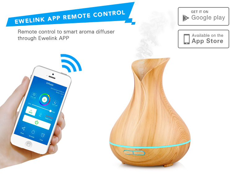 TUYA WiFi Aroma diffusore di olio essenziale umidificatore