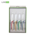 Colored Plastic PP Handle Serrated Steak Knife