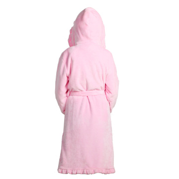 Microfiber coral fleece extemely soft bathrobe for women