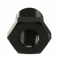 Black threaded hexagon oil filter adapter
