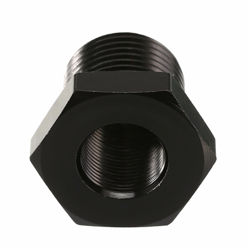 Adaptateur de filtre à huile hexagone fileté noir