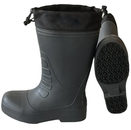 Lightweight Anti-Slip EVA Rain Boots for Men - Waterproof & Slip-Resistant with Composite Toe