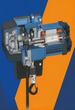 Dema electric chain hoist with hook