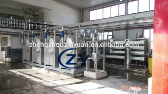 High efficiency potato starch processing machinery