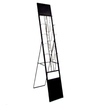 Metal brochure holder