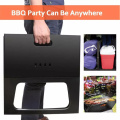 Nuovo grill barbecue barbecue con barbecue con barbecue compatto