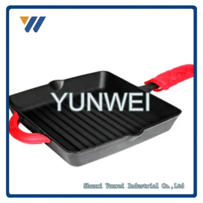 OEM Factory Supply! Multi-color Non-stick Coating Lodge Cast Iron BBQ