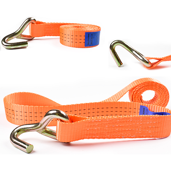 Tie Down Strap With Single J Hook
