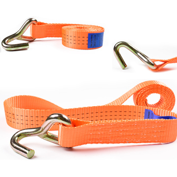 Tie Down Strap With Single J Hook