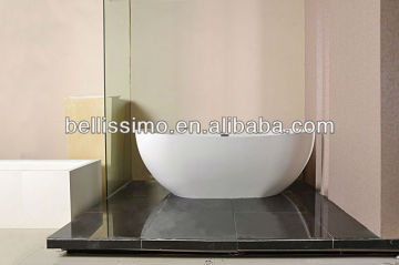 Chinese garden stone glossy bathtub BS-8633