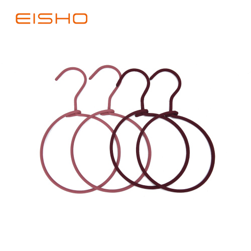 EISHO Anillos de metal cuerda bufanda perchas