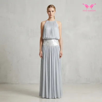 Scale Sequin Maxi Dress