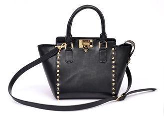Black Trapaze Bag Womens Leather Tote Bags with Signature H