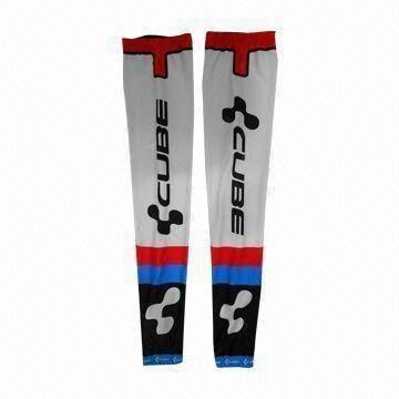 2012 New Design Cycling Leg Warmers, Digital Sublimation with Italy Ink Which Color Never Fade