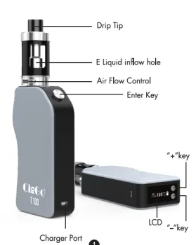 Most fashionable a electronic cigarettes hot selling have factory price in2017 from china bauway