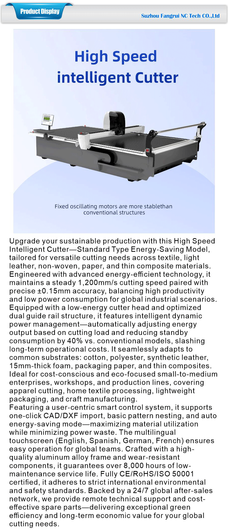 High-speed Cutting Machine -xiangqing1-FR060