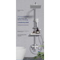 Messing Wasserhahn 4-Funktion Wand montiert Duschset