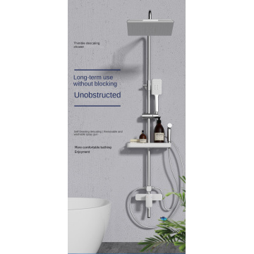 Messing Wasserhahn 4-Funktion Wand montiert Duschset