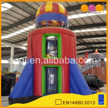 AOQI rocket inflatable Parachute game inflatable sport game for sale