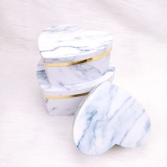 Gift Paper Carton Heart Valentines Day Gift Box