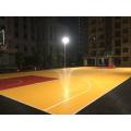 Plastic floor interlocking sport court tiles for futsal