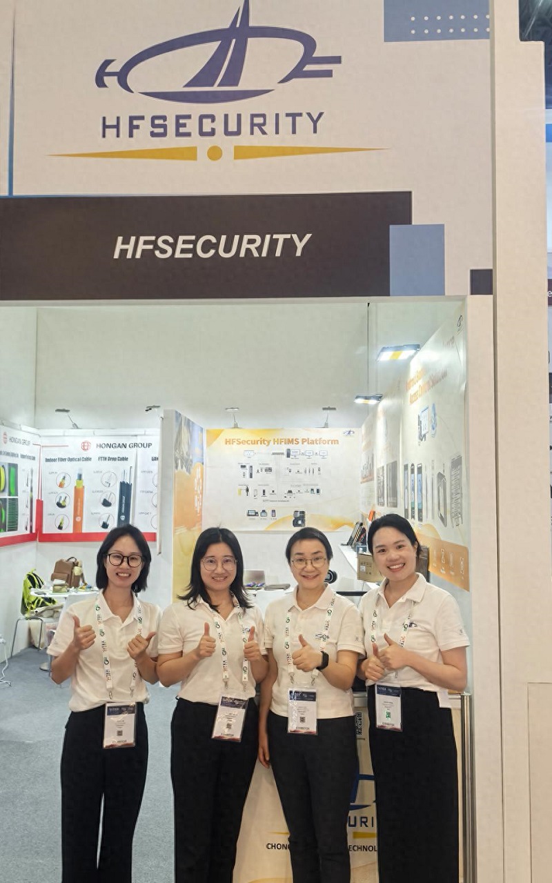 HFSECURITY showcased its multimodal biometric case at GITEX 2025 in Dubai