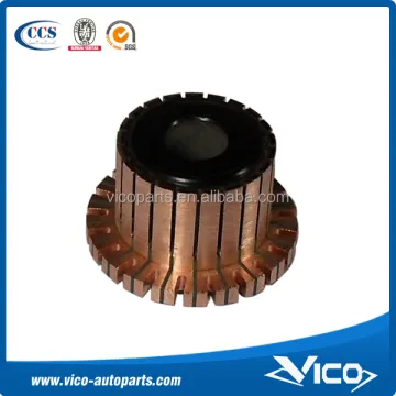 21 Segment Slot Type Starter Motor Commutator with CQC Qualification