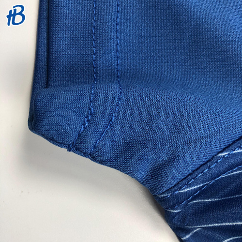 blaue weiße Streifen Polo -Hemden von Herren