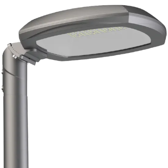 Stylish Efficient Vertical Pedestrian Street Light Head