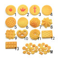 Multi conception Simulation Biscuit résine perles Flatback Cookie alimentaire bricolage artisanat cheveux arc Center ornement enfants maison de poupée jouets