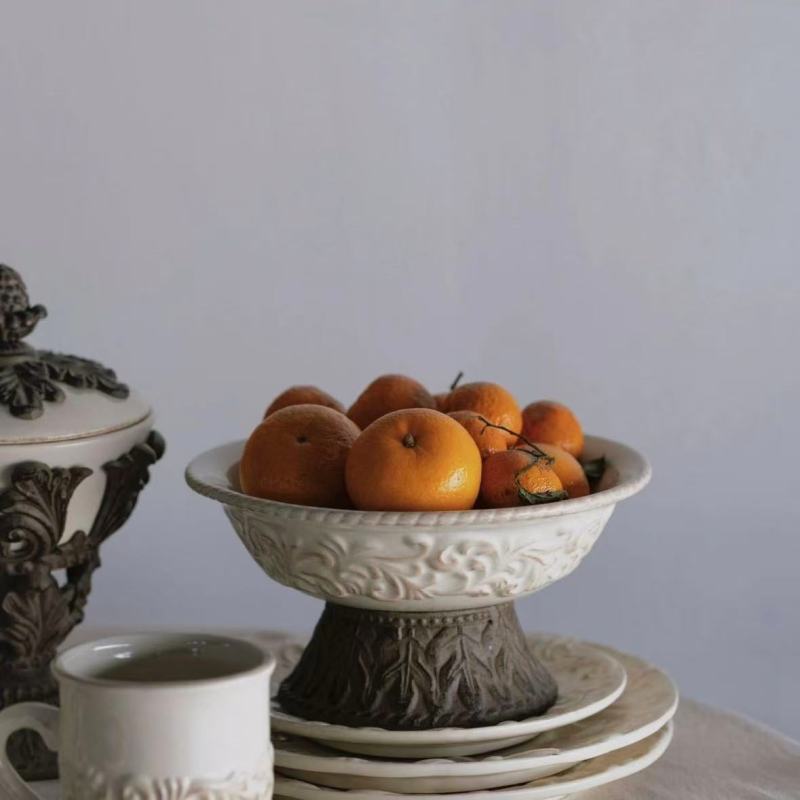 Elegant Fusion Porcelain & Metal Dinnerware