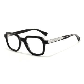 Mellume Sculpted Geometric Square Acetate Optical Glasses