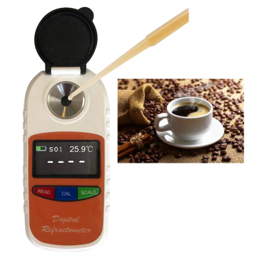 Portable Digital Coffee Densitometer & TDS Meter: Accurate Coffee Concentration Measurement with Auto Digital Refractometer