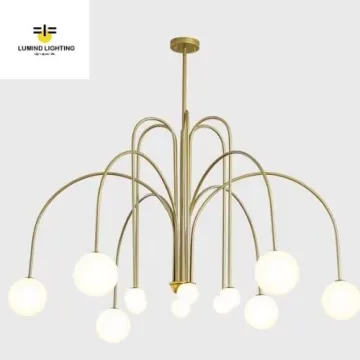Lumind Decor Ceiling Lamps: Nordic Modern Luxury Chandeliers for Living Room and Bedroom