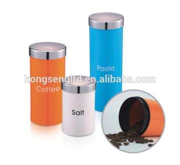 Pasta Salt Coffee jar /Stainless Steel bulk food storage canister