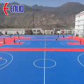 Outdoor basketball interlocking court mat