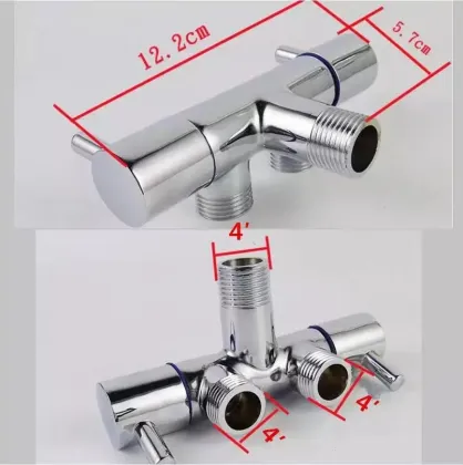Hot Sale Brass Pressure Toilet Faucet Multi-Function Three-Way Angle Valve