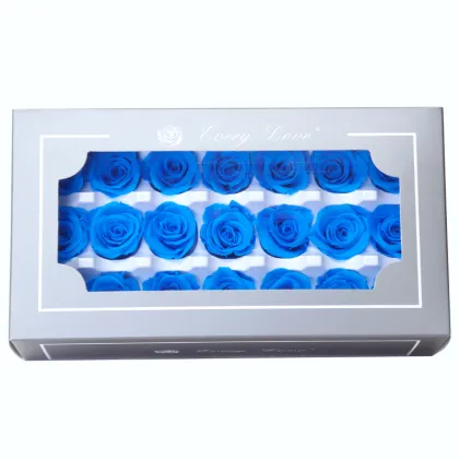 Long Lasting Natural Dried Rose Preserved Head Eternal Flower
