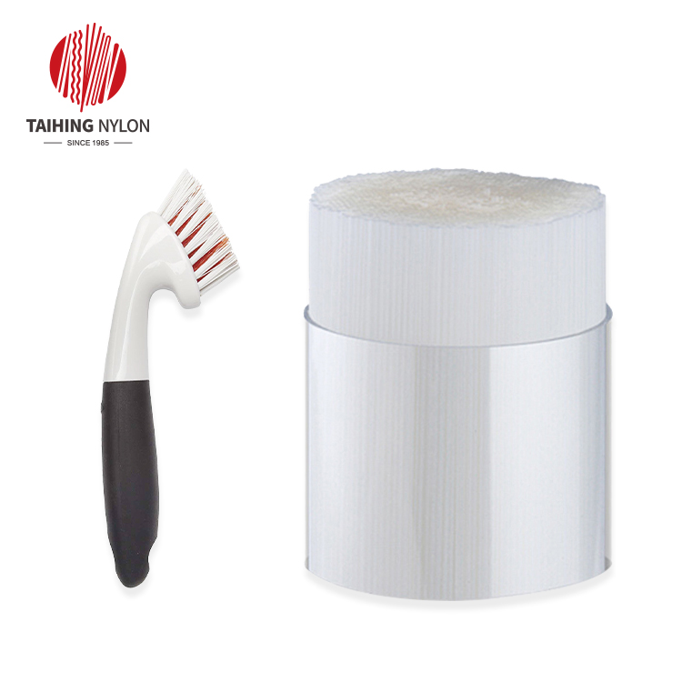 PET brush bristle for dish brush