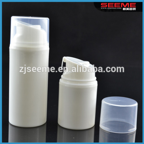 Custom logo pump spray plastic lotion bottles skin care toner packing bottle wholesale