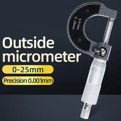 Digital Micrometer 0-75mm High Precision Measurement 0.001mm Accuracy