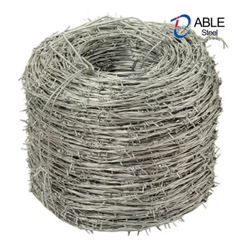 Hög säkerhet 12,5 × 12,5 galvaniserad taggtråd