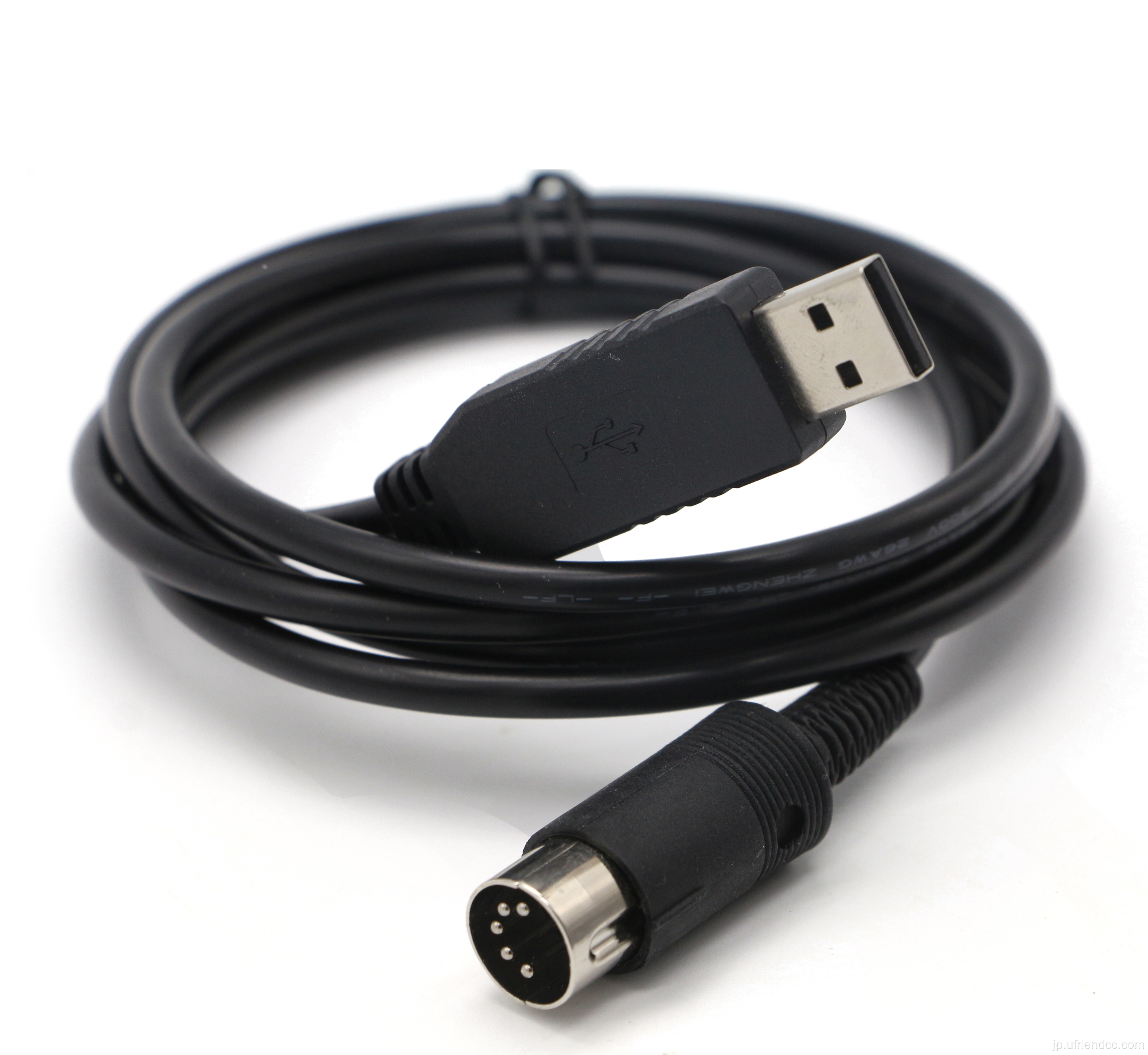 USB CH340CからDIN 5pinポートラインケーブル