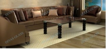 luxury glass table base