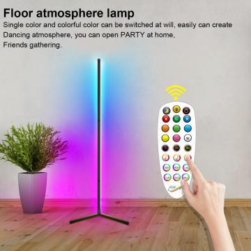Simple Luxury European RGB Floor Lamp with Triple Shelf - Dimmable and Addressable