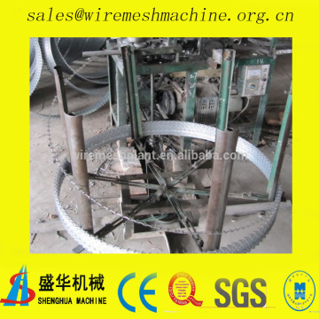 Single strip razor barbed wire mesh machine (China ISO9001)