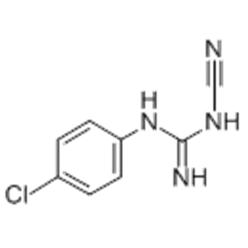 1- (4-Хлорфенил) -3-цианогуанидин CAS 1482-62-8