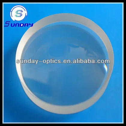 Flat glass lens