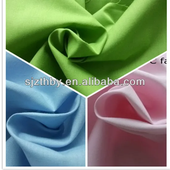 china manufacturer thin 100 cotton dyed lining fabric